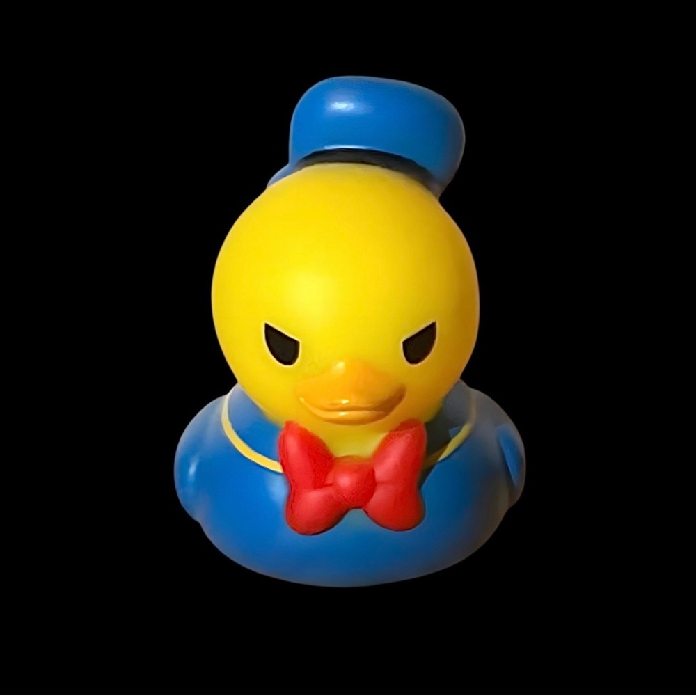 Yellow and Blue Donald Duck Rubber Duck